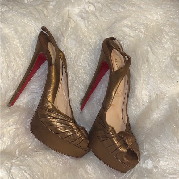 Christian Louboutin Shoes - Authentic Christian Louboutin sling back heels
